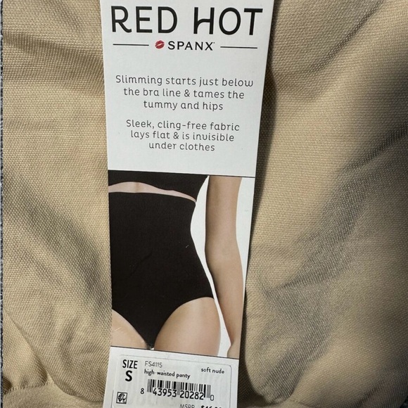 Red Hot By SPANX Ultra Firm Control Shapewear High Waist Brief SZ Small NWT - Picture 7 of 8